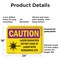 Signmission Radiation & Laser Sign, 18 in H x 24 in W, Plastic, Rectangle OS-2PACK-CR-P-1824-L-10146 - alternate 5